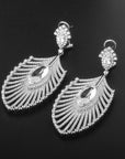 925° Silver Leaf Earrings "Infinara"