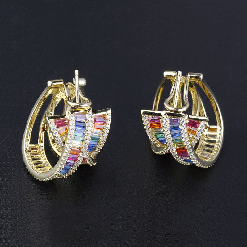 925° Silver Colorful Earrings &quot;Vivaqua&quot;