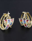 925° Silver Colorful Earrings "Vivaqua"