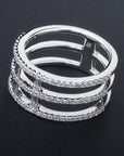 925° Silver Triple Ring "Vervea"