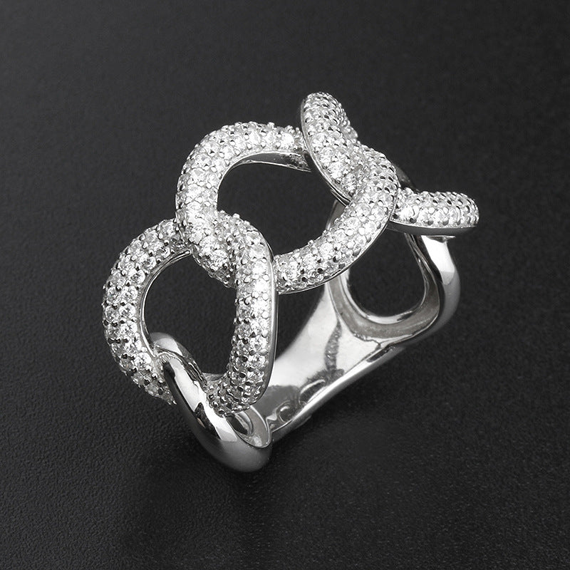 925° Silver Triple Ring &quot;Xenara&quot;