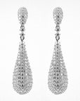 925° Silver Drop-S Earrings "Auriana"