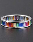 925° Silver Rainbow Ring "Vivara"