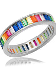 925° Silver Rainbow Ring "Vivara"