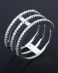 925° Silver Triple Ring "Vervea"