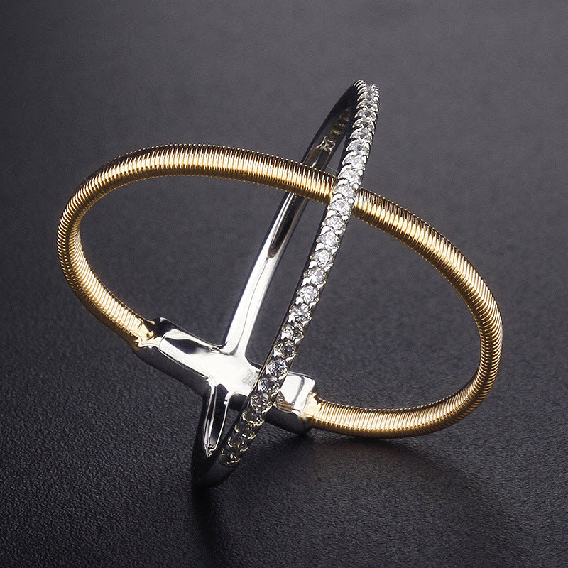 925° Silver Twist Rope Ring &quot;Calidra&quot;