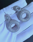 925° Silver Round Earrings "Marvolo"